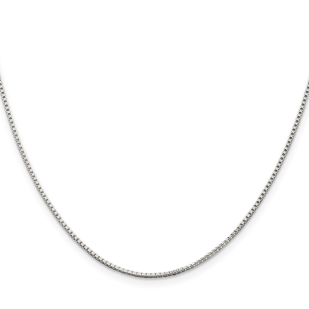 Sterlingsilber 1.25mm Venezianer Kette mit 2 Zoll Verlängerung. Halskette