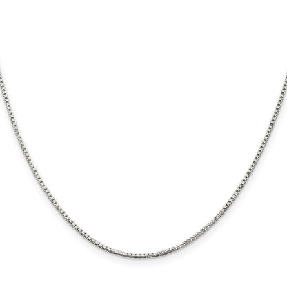Sterlingsilber 1.25mm Venezianer Kette mit 2 Zoll Verlängerung. Halskette