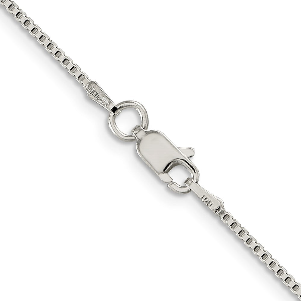Sterlingsilber Rhodiniert 1.25mm Venezianer Halskette