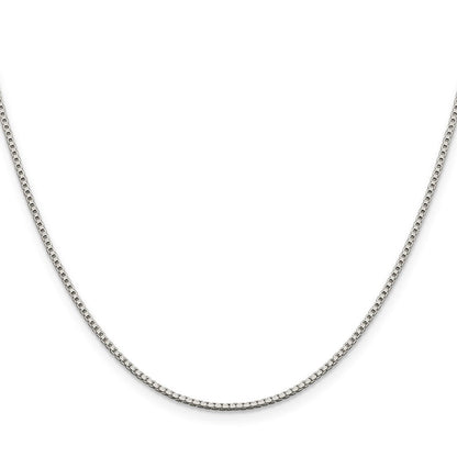Sterlingsilber 1.4mm Venezianer Kette mit 2 Zoll Verlängerung. Halskette
