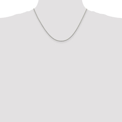 Sterlingsilber 1.4mm Venezianer Kette mit 2 Zoll Verlängerung. Halskette