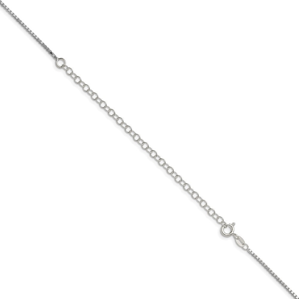 Sterlingsilber 1.4mm Venezianer Kette mit 2 Zoll Verlängerung. Halskette