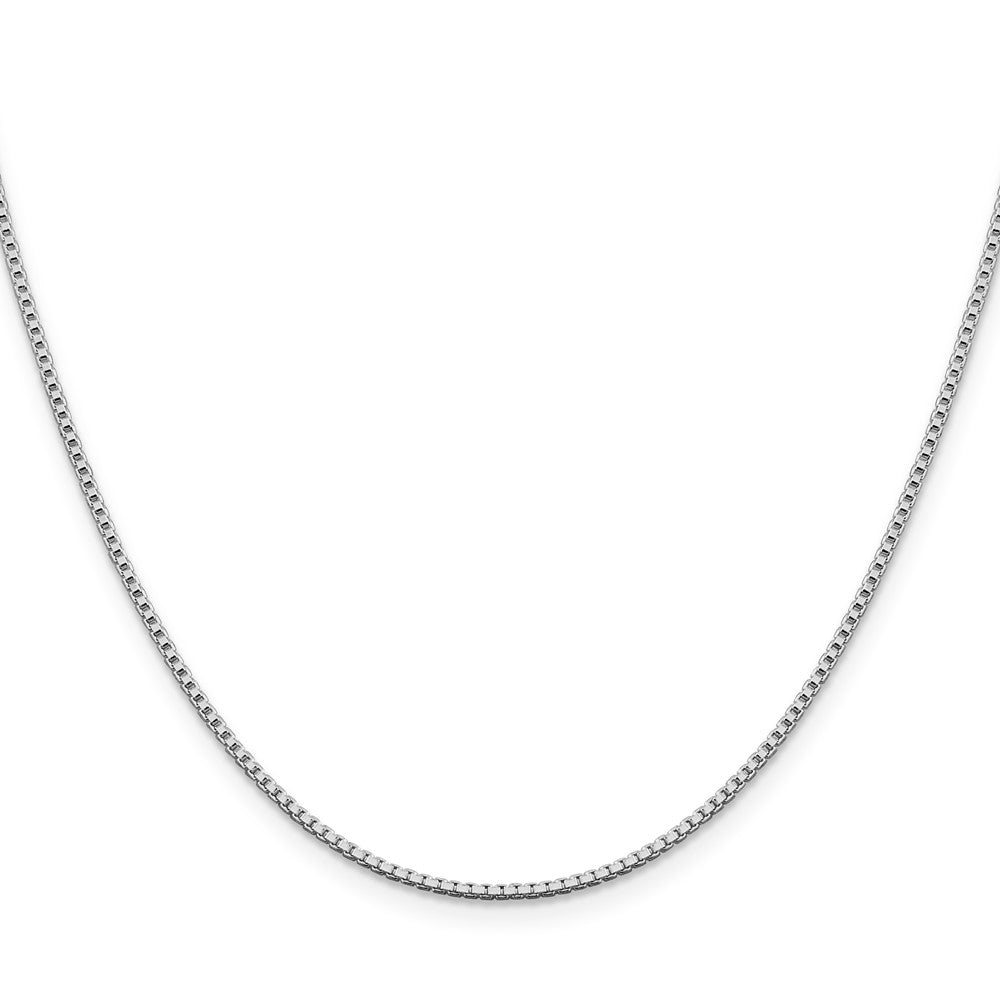 Sterlingsilber Rhodiniert 1.4mm Venezianer Halskette