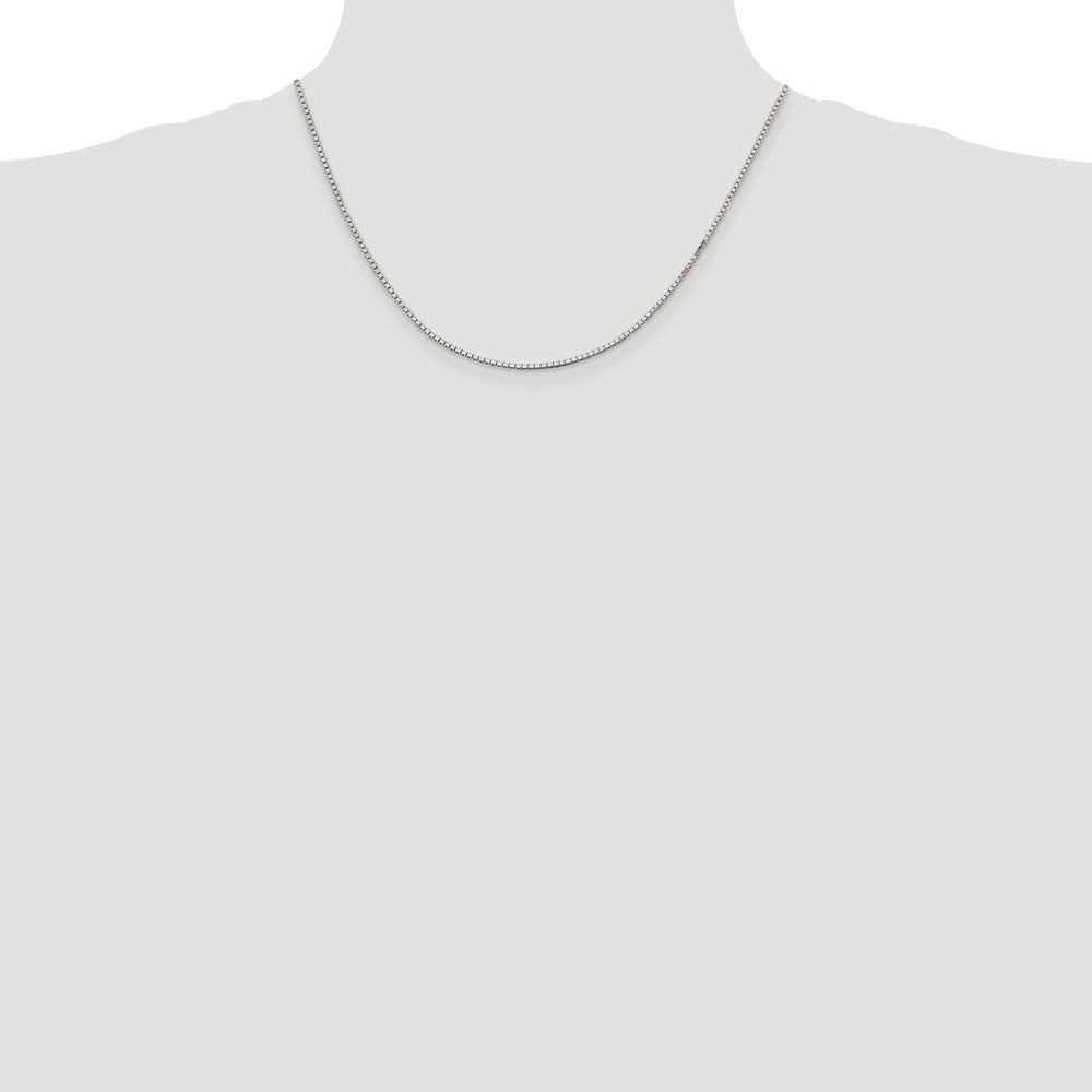 Sterlingsilber 1.5mm Venezianer Kette mit 2 Zoll Verlängerung. Halskette