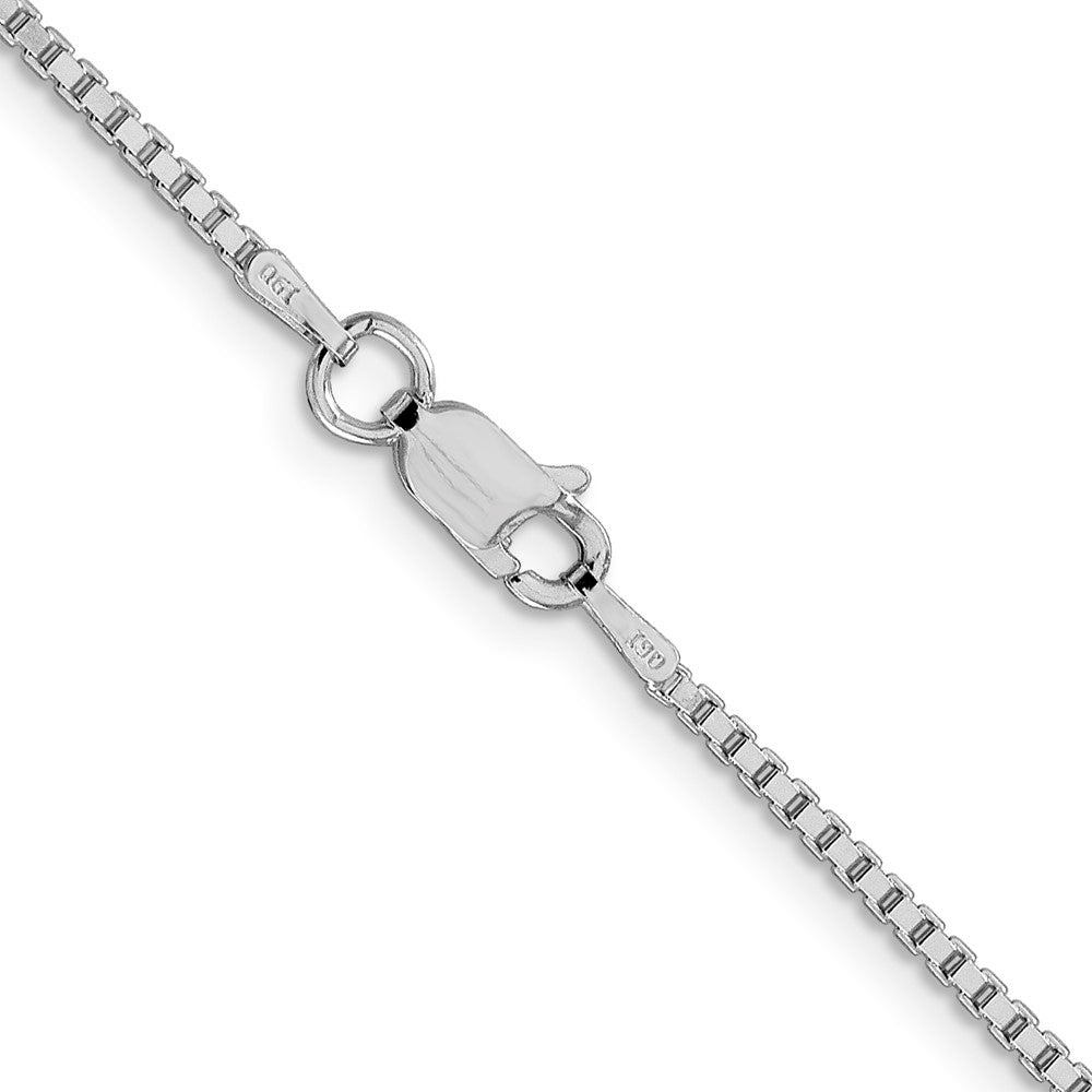 Sterlingsilber Rhodiniert 1.5mm Venezianer Halskette