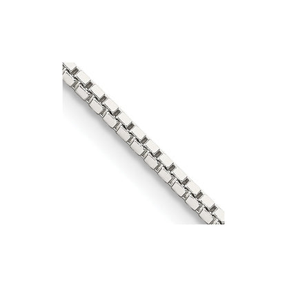 Sterlingsilber 1.5mm Venezianer Kette mit 2 Zoll Verlängerung. Halskette