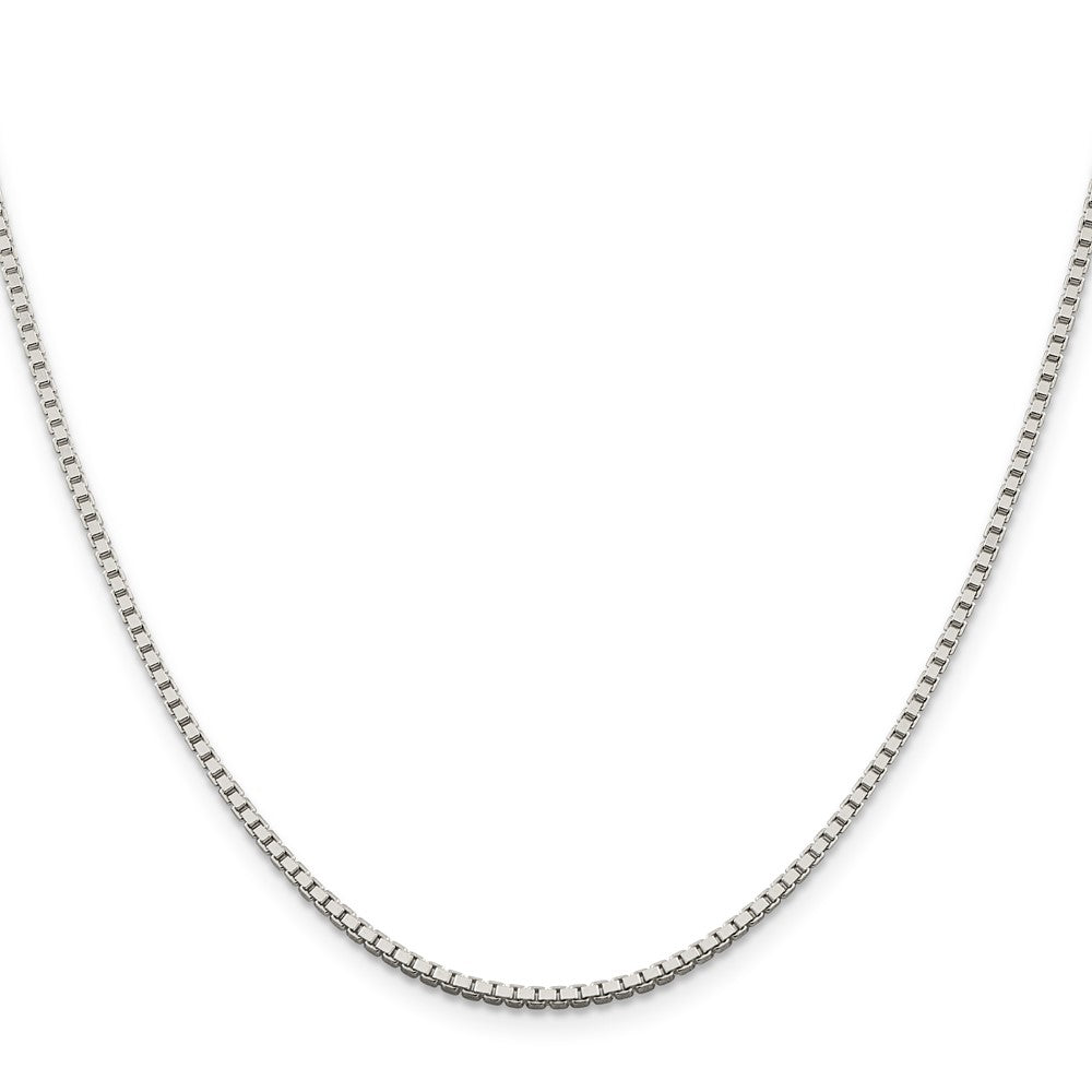 Sterlingsilber 1.75mm Venezianer Kette mit 2 Zoll Verlängerung. Halskette