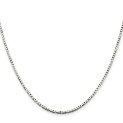 Sterlingsilber 1.75mm Venezianer Kette mit 2 Zoll Verlängerung. Halskette