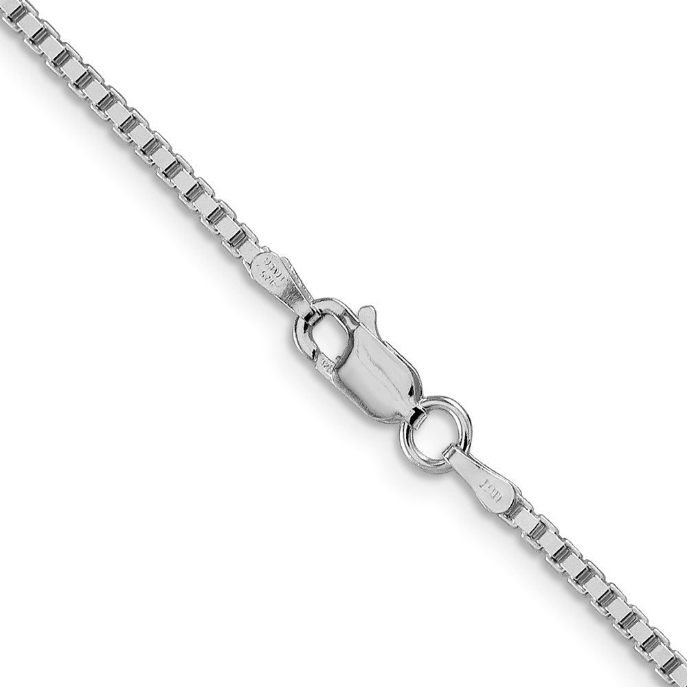 Sterlingsilber Rhodiniert 1.75mm Venezianer Halskette