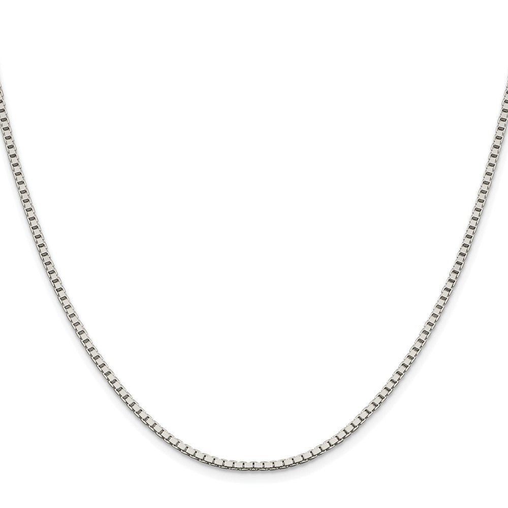 Sterlingsilber Rhodiniert 1.9mm Venezianer Kette