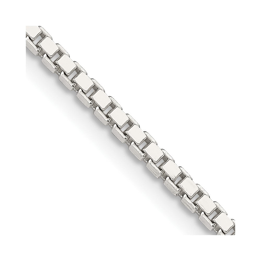 Sterlingsilber 1.9mm Venezianer Kette mit 2 Zoll Verlängerung. Halskette