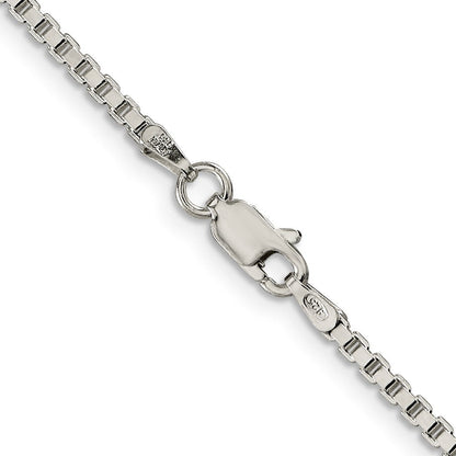 Sterlingsilber 2mm Venezianer Halskette