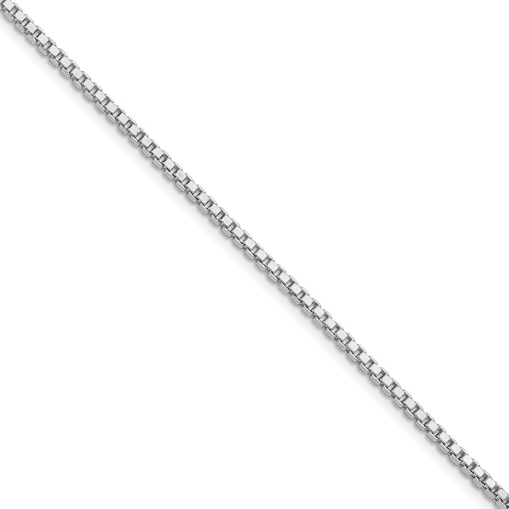 Sterlingsilber Rhodiniert 2mm Venezianer Kette