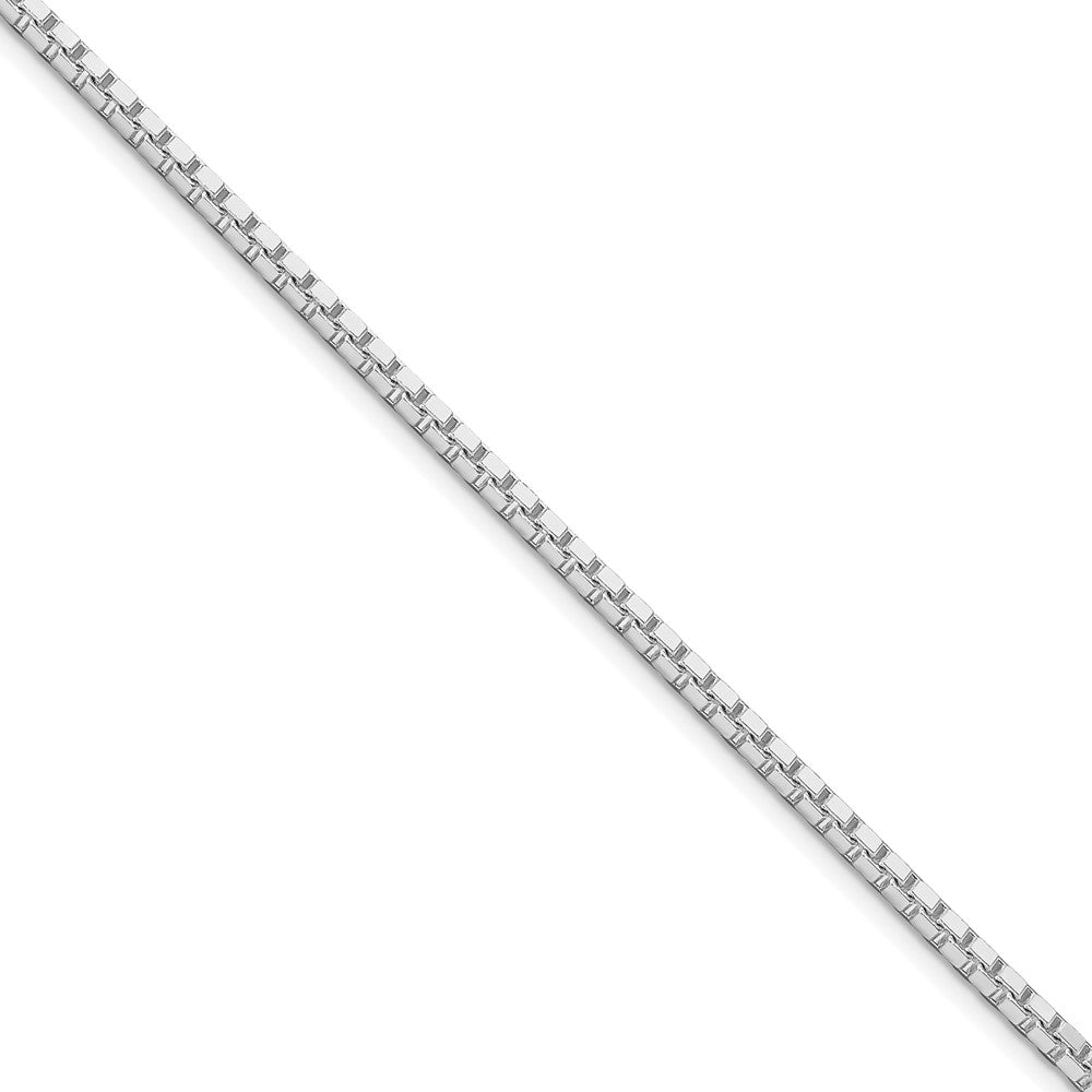 Sterlingsilber Rhodiniert 2.5mm Venezianer Kette