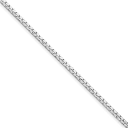 Sterlingsilber Rhodiniert 2.5mm Venezianer Kette