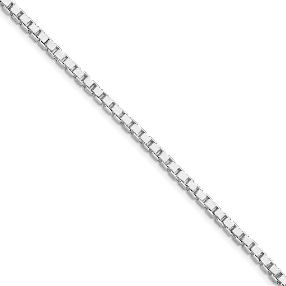 Sterlingsilber Rhodiniert 3mm Venezianer Kette