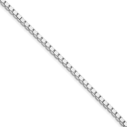 Sterlingsilber Rhodiniert 3mm Venezianer Kette