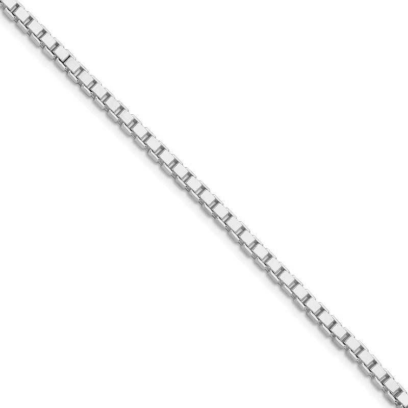 Sterlingsilber Rhodiniert 3mm Venezianer Kette