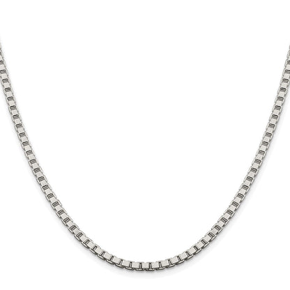 Sterlingsilber Rhodiniert 3.25mm Venezianer Kette