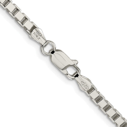 Sterlingsilber Rhodiniert 3.25mm Venezianer Kette