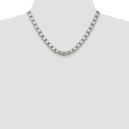 Sterlingsilber 7mm Venezianer Halskette