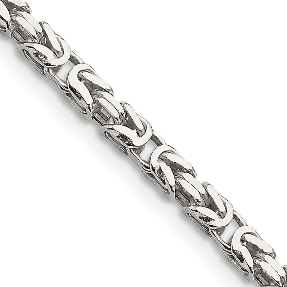 30 Zoll Sterlingsilber 2.5mm Byzantiner Halskette