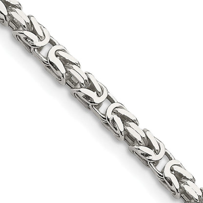 30 Zoll Sterlingsilber 2.5mm Byzantiner Halskette