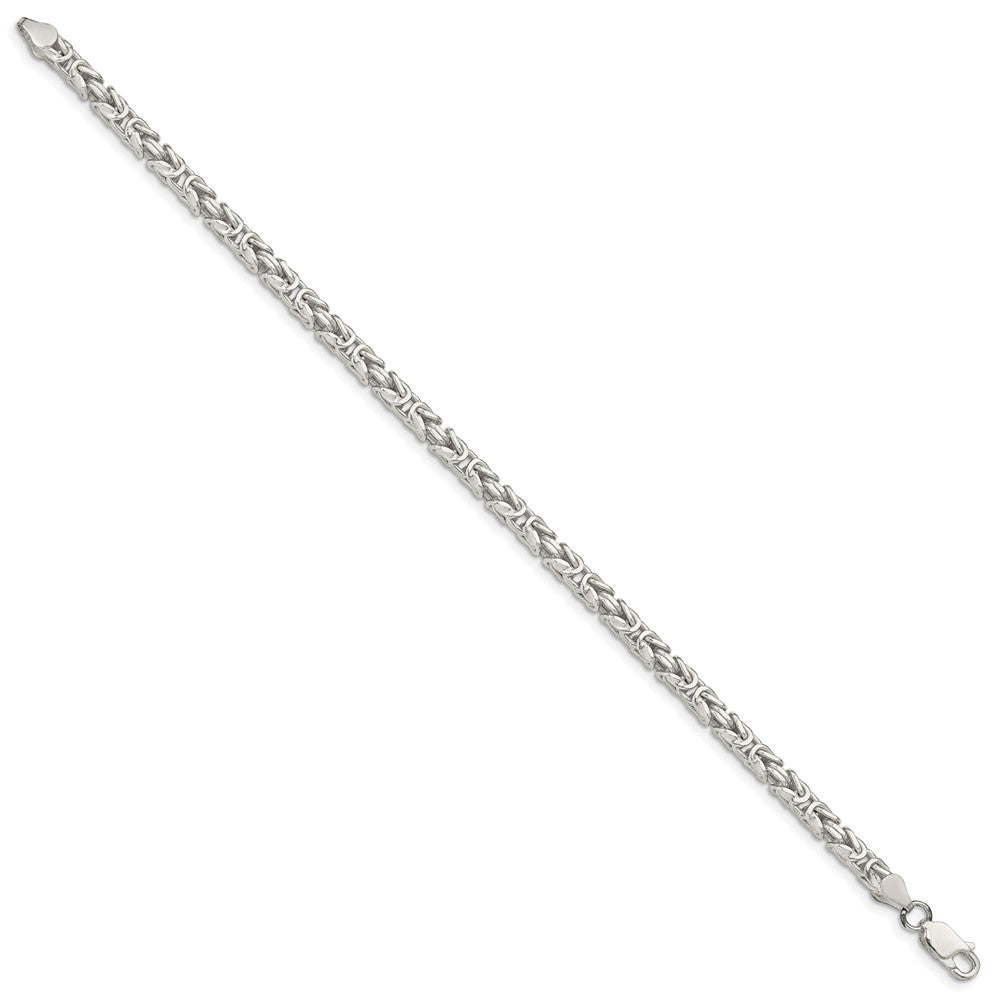 8 Zoll Sterlingsilber 3.25mm Byzantiner Gliederarmband
