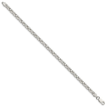 8 Zoll Sterlingsilber 3.25mm Byzantiner Gliederarmband