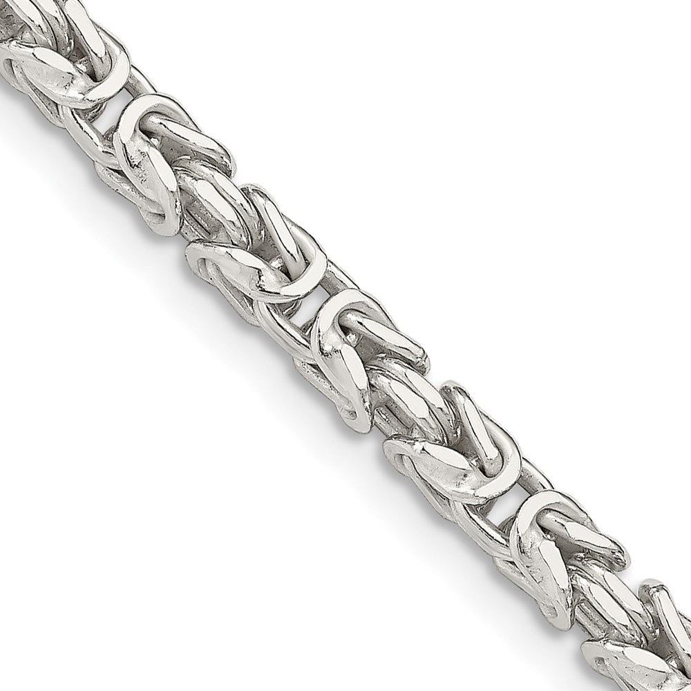 30 Zoll Sterlingsilber 3.25mm Byzantiner Halskette