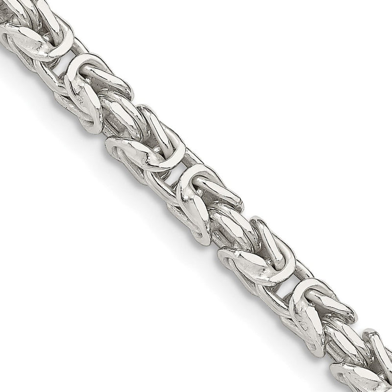 30 Zoll Sterlingsilber 3.25mm Byzantiner Halskette