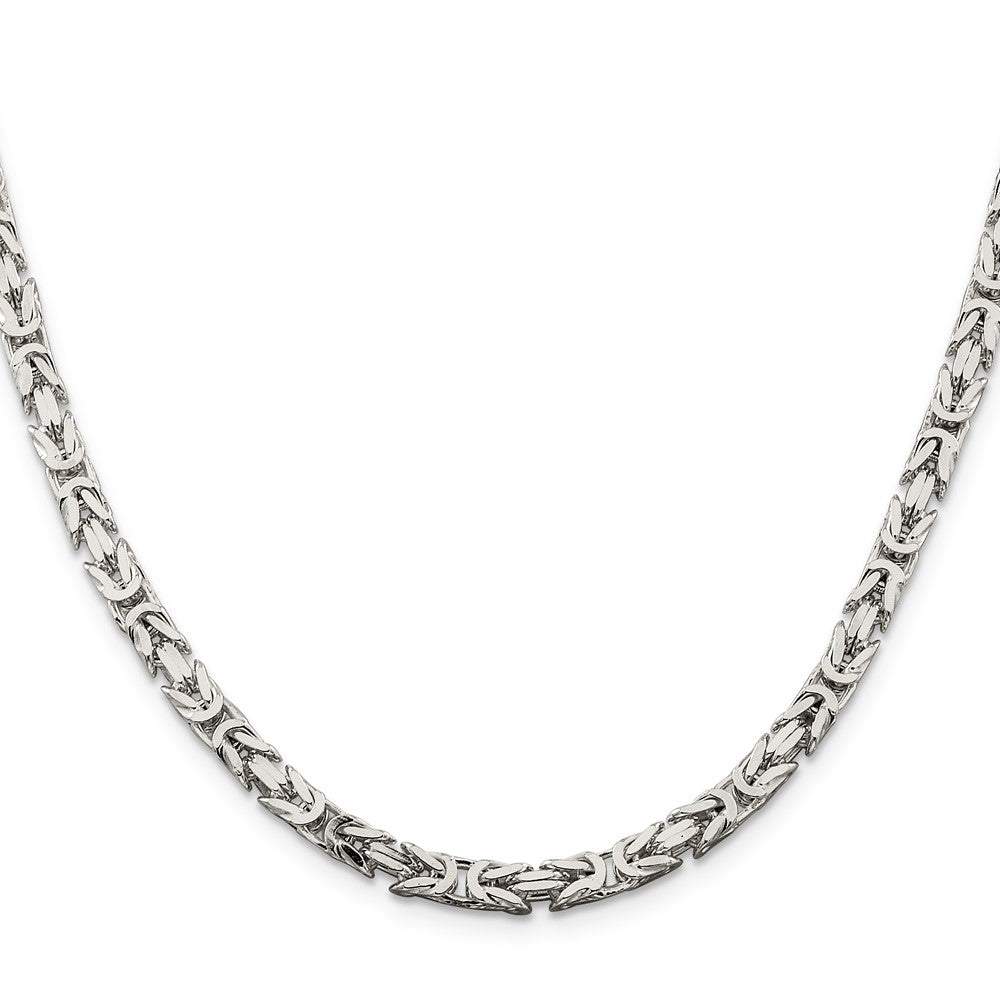 Sterlingsilber 4.25mm Byzantiner Halskette