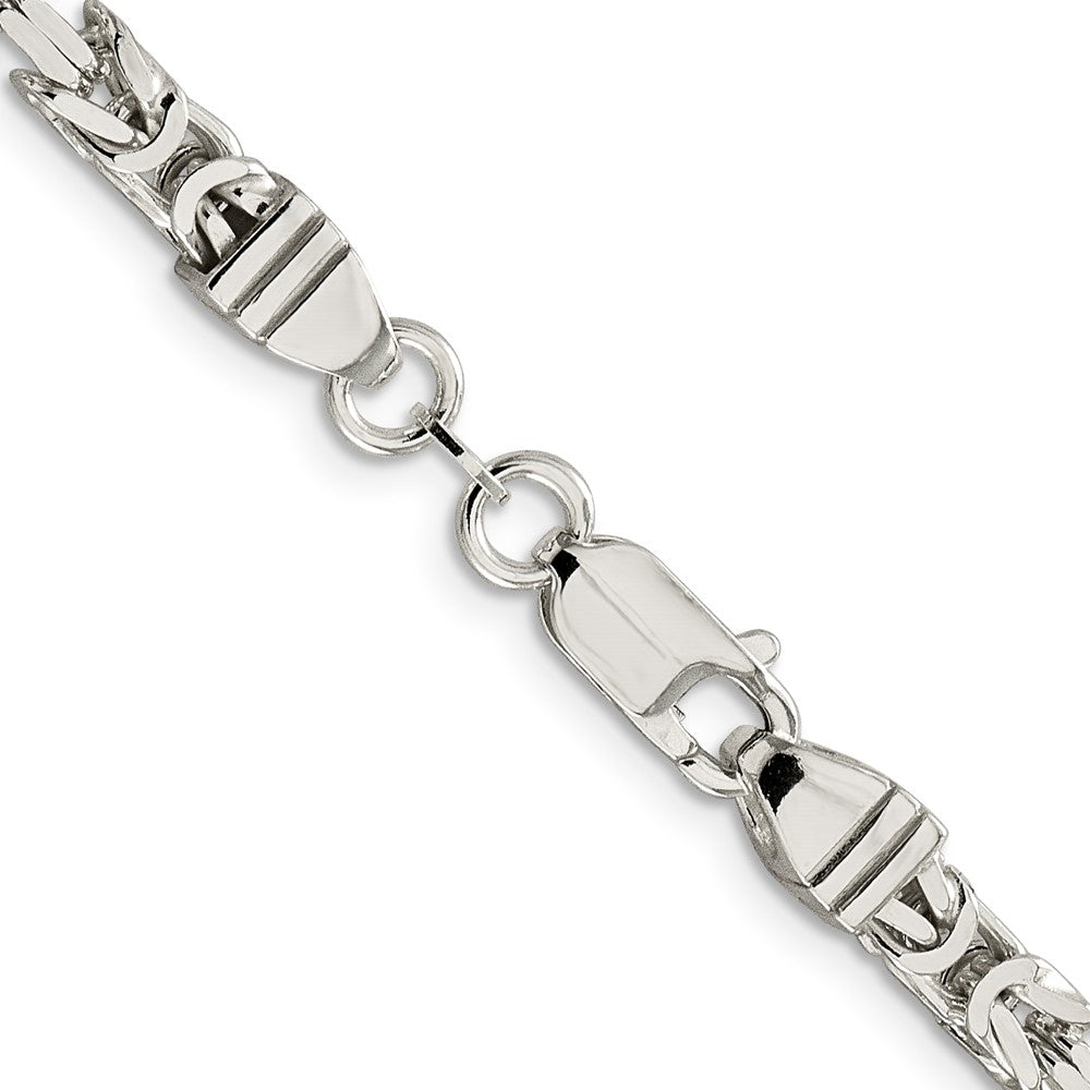 Sterlingsilber 4.25mm Byzantiner Halskette