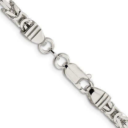 Sterlingsilber 4.25mm Byzantiner Halskette