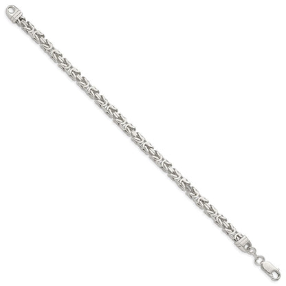 Sterlingsilber 4.25mm Byzantiner Gliederarmband