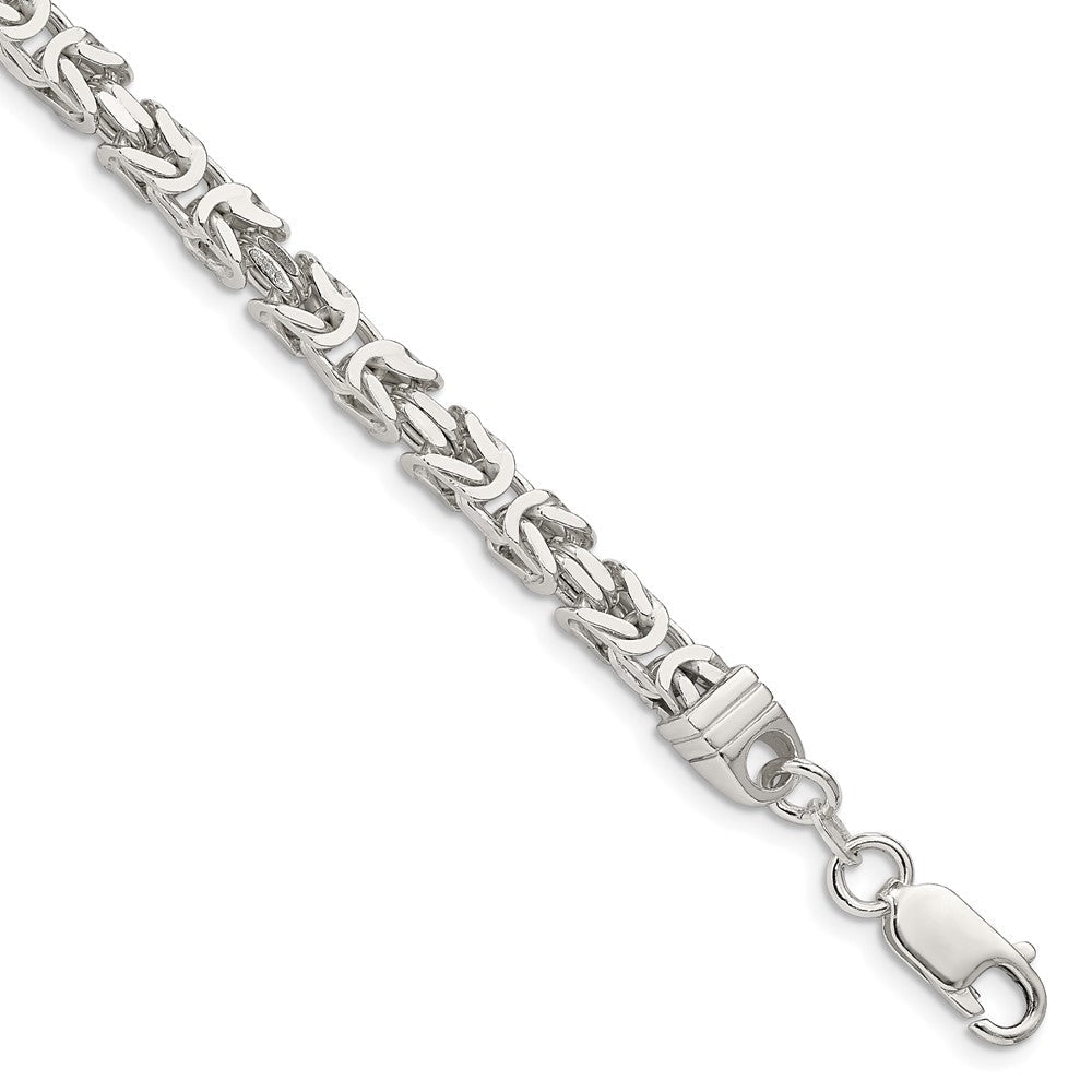 Sterlingsilber 4.25mm Byzantiner Gliederarmband