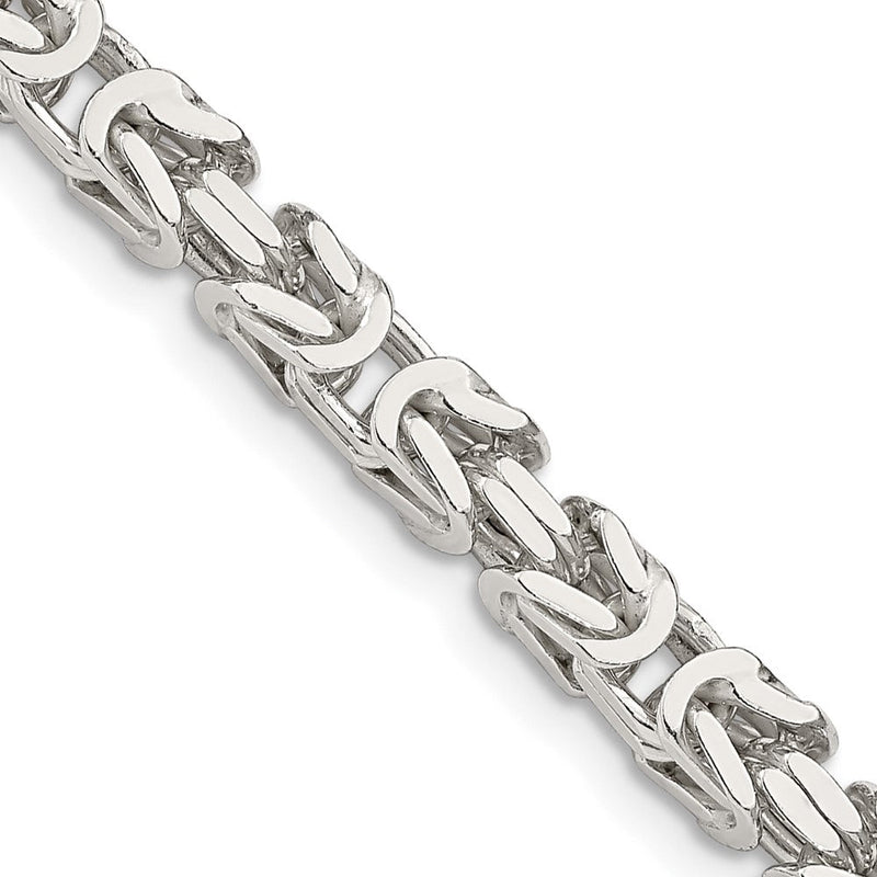 Sterlingsilber 4.25mm Byzantiner Halskette