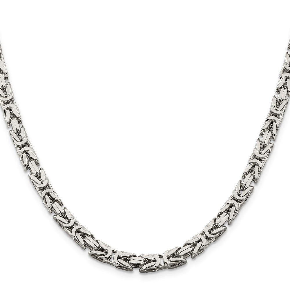 Sterlingsilber 5mm Byzantiner Halskette