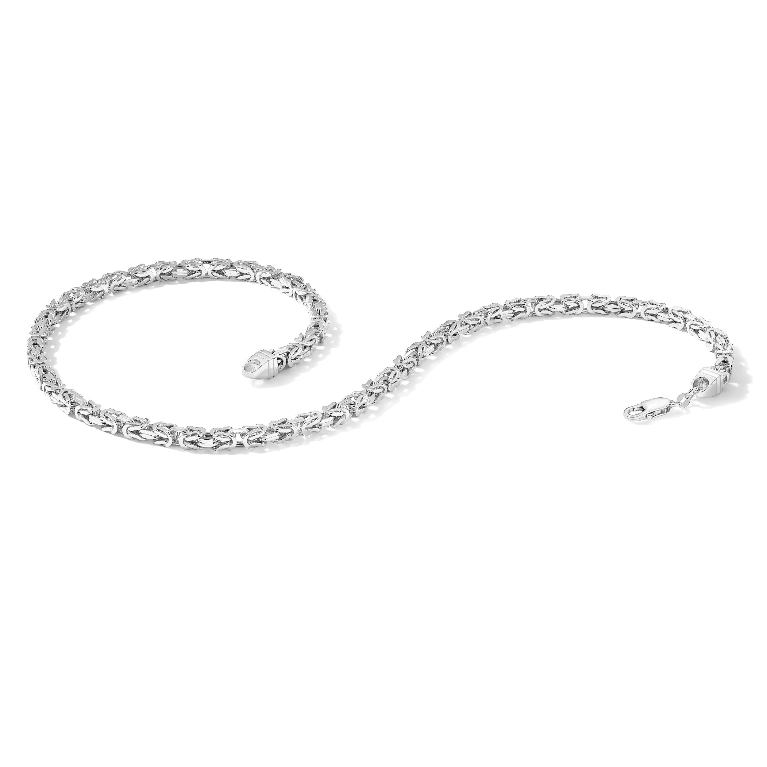 Sterlingsilber 5mm Byzantiner Halskette
