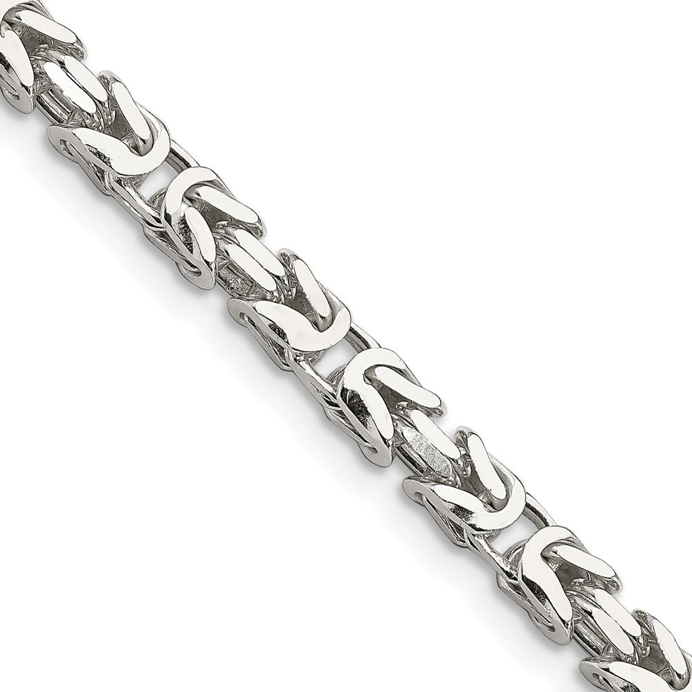 Sterlingsilber 5mm Byzantiner Halskette