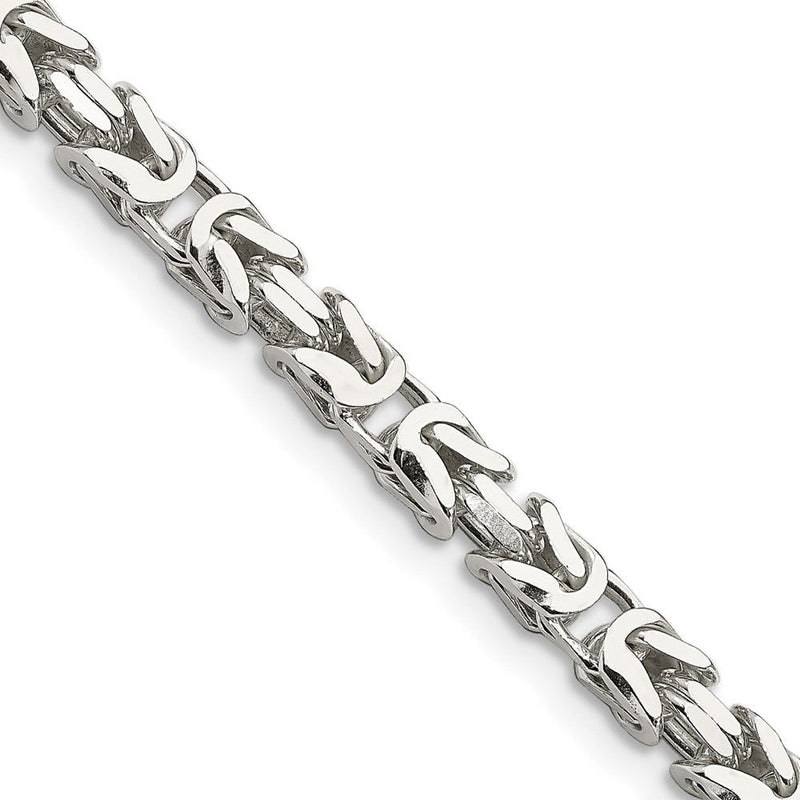 Sterlingsilber 5mm Byzantiner Halskette