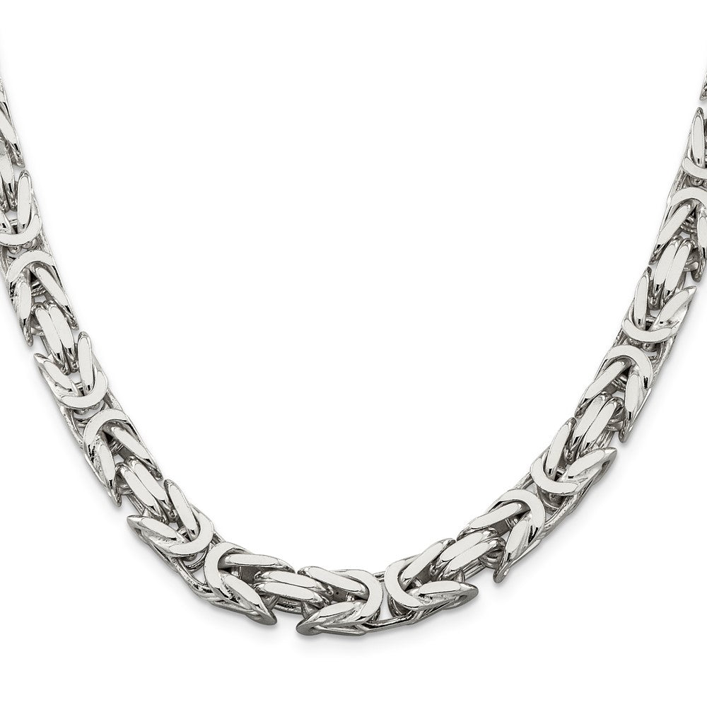 Sterlingsilber 8.25mm Byzantiner Halskette