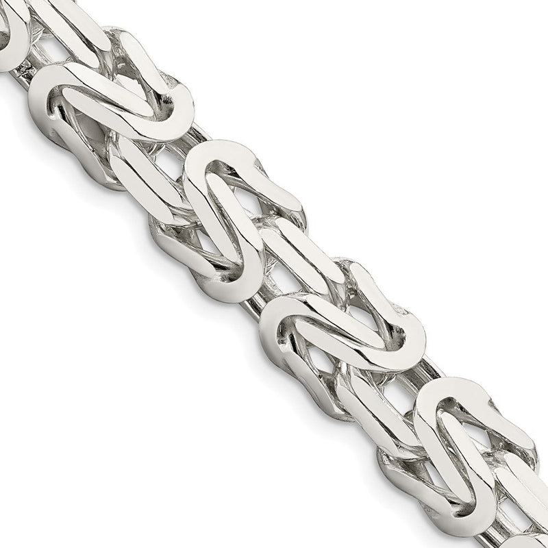 Sterlingsilber 8.25mm Byzantiner Halskette