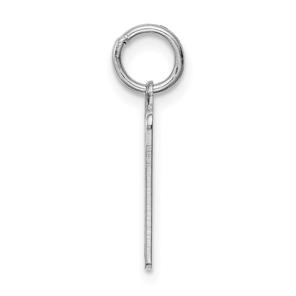 Sterlingsilber Rhodiniert Rosa Birth Certificate Poliert Charm