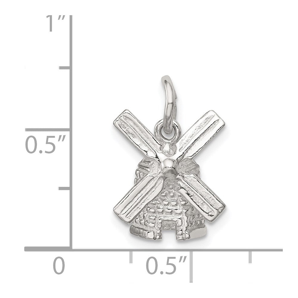Sterlingsilber Windmill Charm
