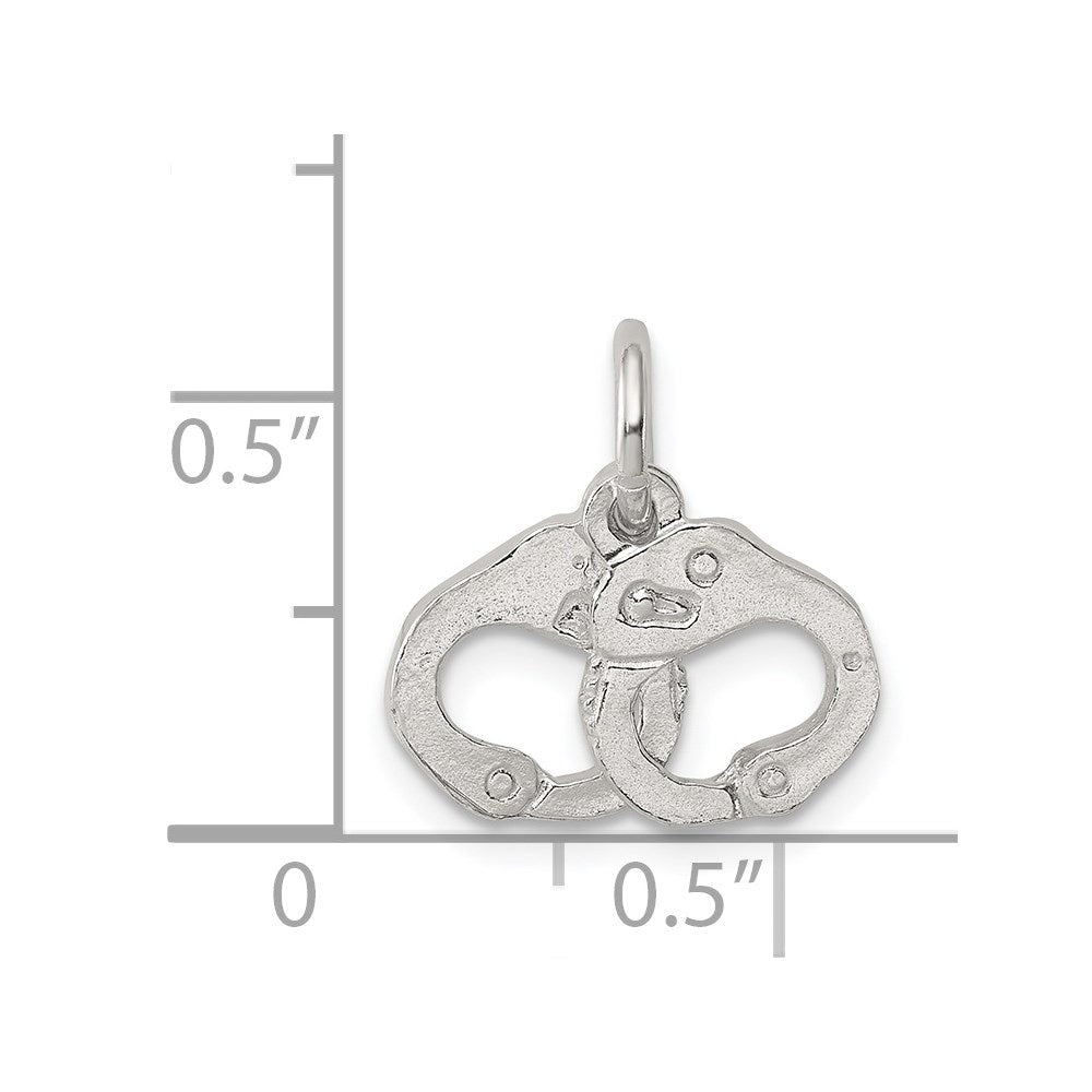 Sterlingsilber Handcuffs Charm