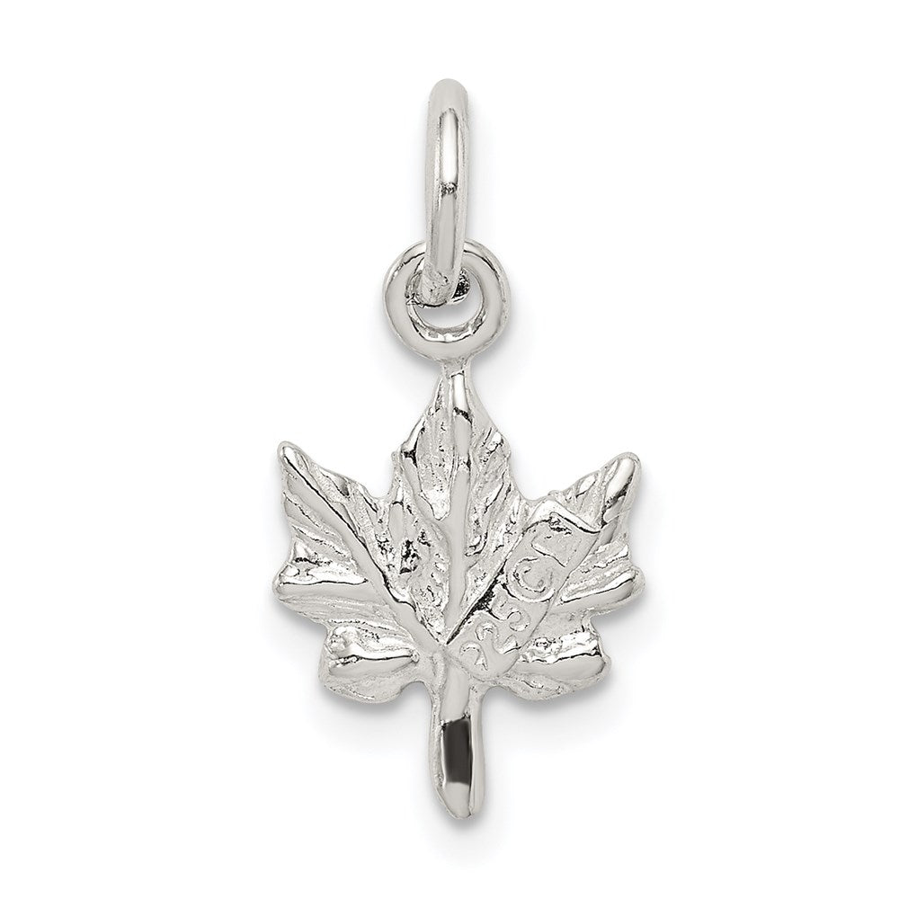 Sterlingsilber Maple Blatt Charm