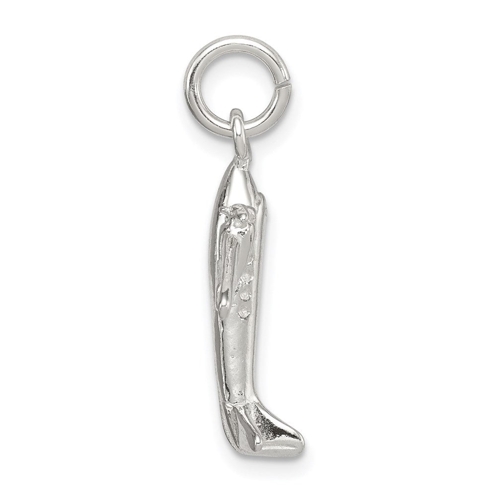 Sterlingsilber Jet Charm