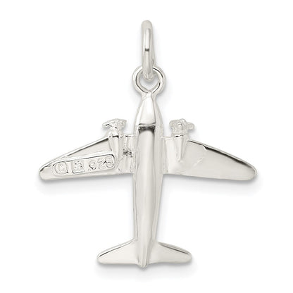 Sterlingsilber Jet Charm