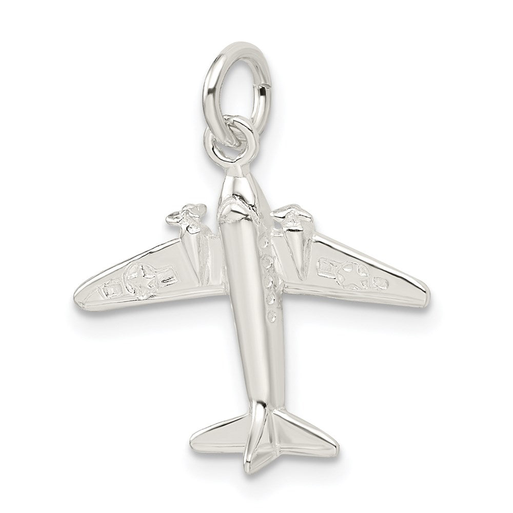 Sterlingsilber Jet Charm